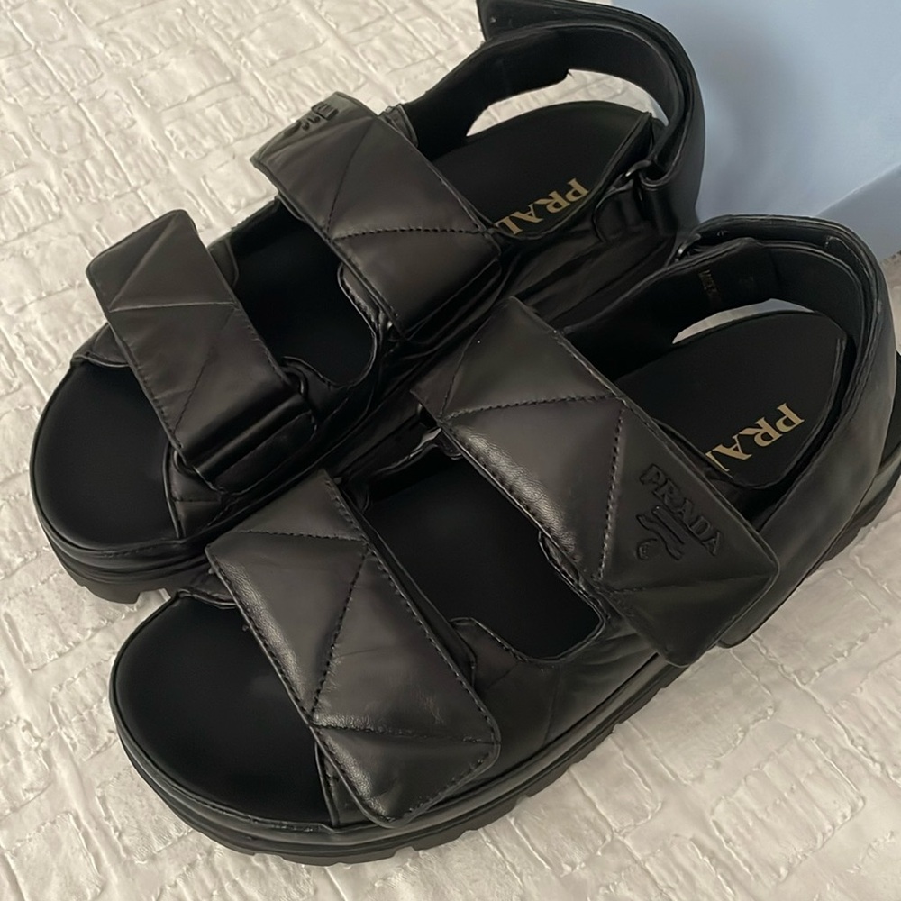 Prada Nappa leather sandals